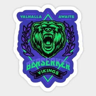 Vikings Berserker Warrior Sticker